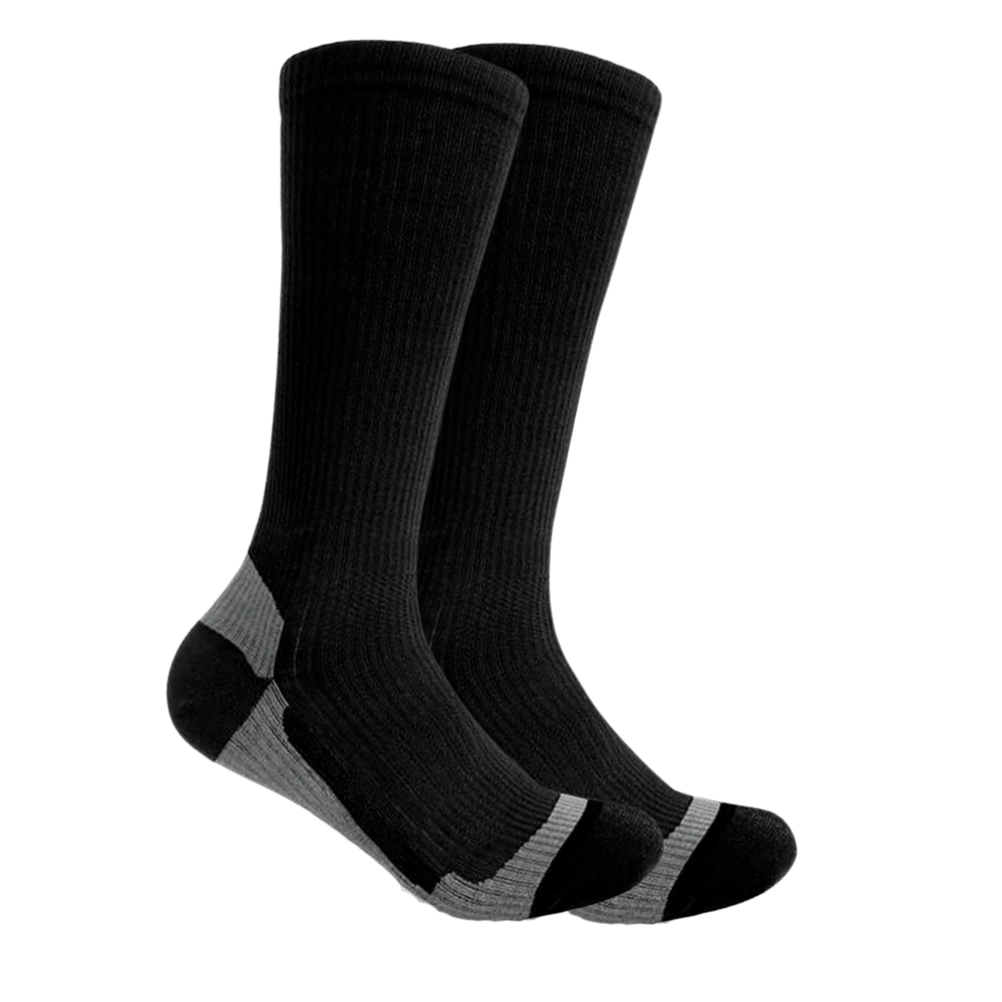 Cotton Nylon Blend Calf Socks