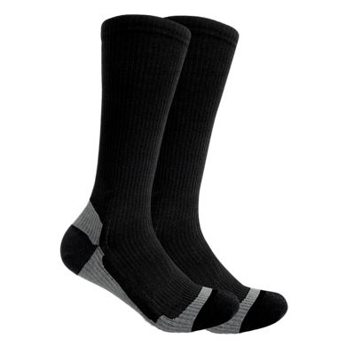 Cotton Nylon Blend Calf Socks