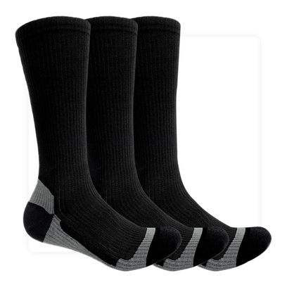 Cotton Calf Socks  (3 pairs）